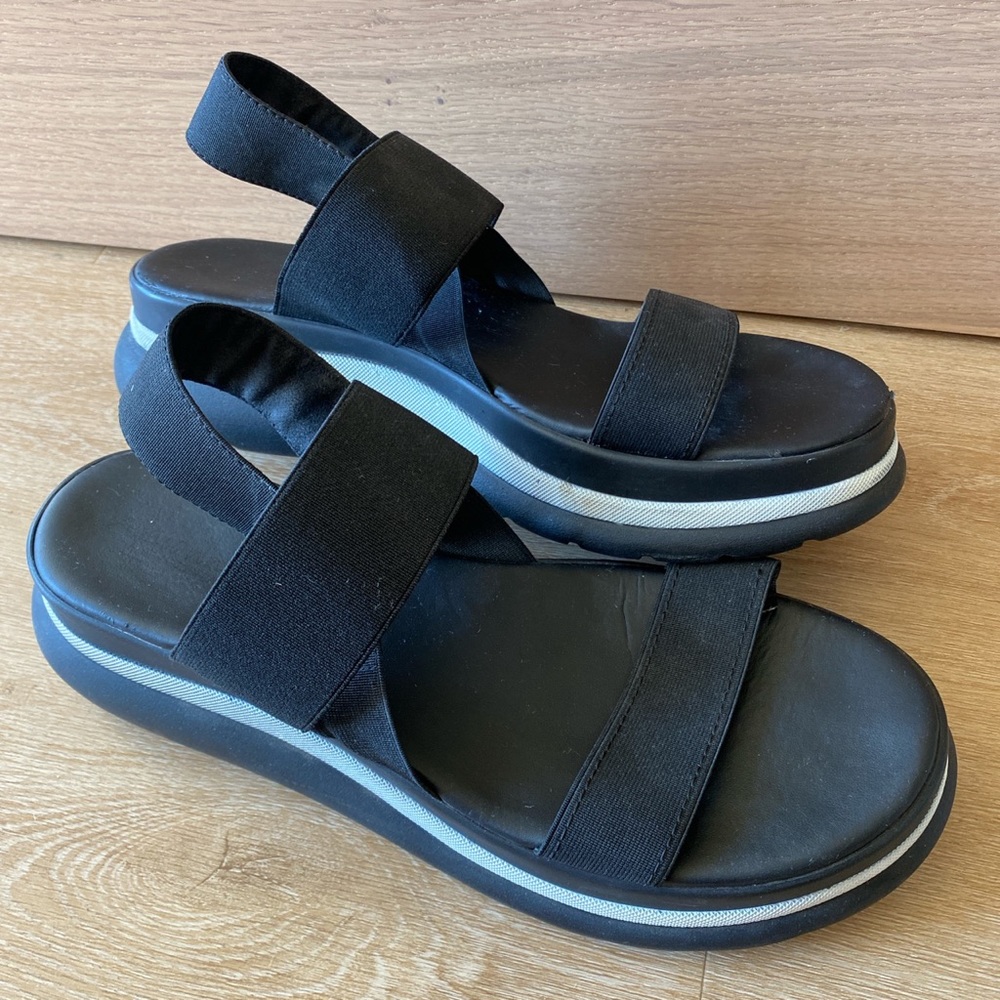 A. Giannetti platform sandals. made in Italy.